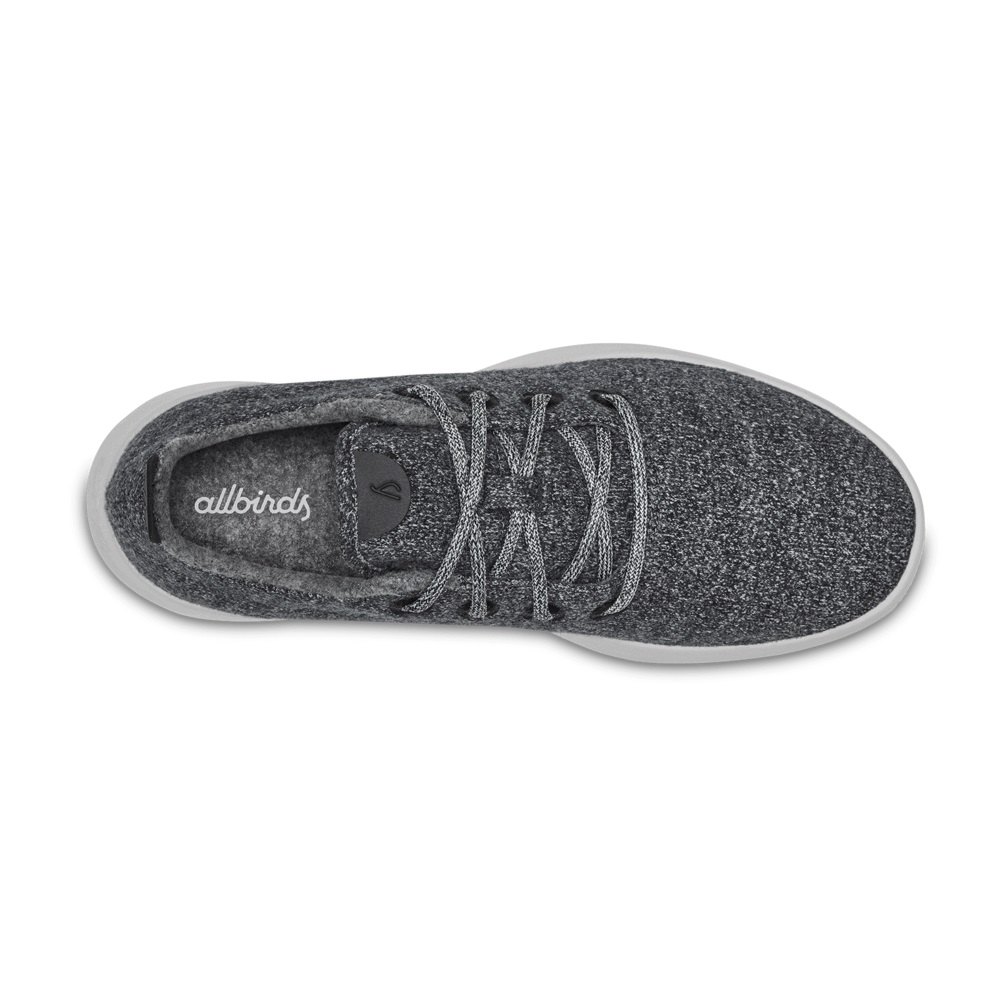 Allbirds Men\'s Wool Runners - Sneakers Dark Grey - VHA936128